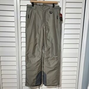 Outdoor Gear Mens Polar Pant Grey Waterproof Insulated Snow Ski Pants Small NWT